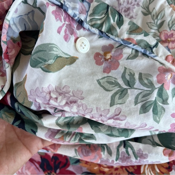 VTG Lauren Ralph Lauren Allison King Size Duvet Cover USA Classic Cottage NICE! - Picture 9 of 15